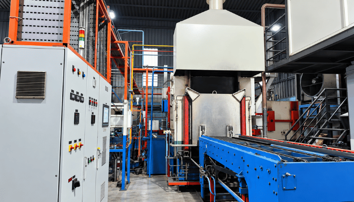 Heat-treated industrial component 1