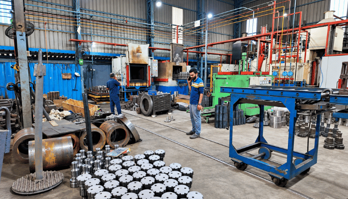 Heat-treated industrial component 4