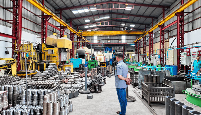 Heat-treated industrial component 6