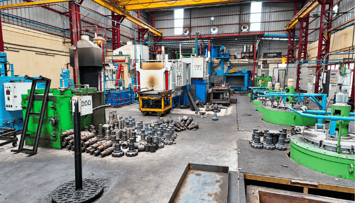 Heat-treated industrial component 8