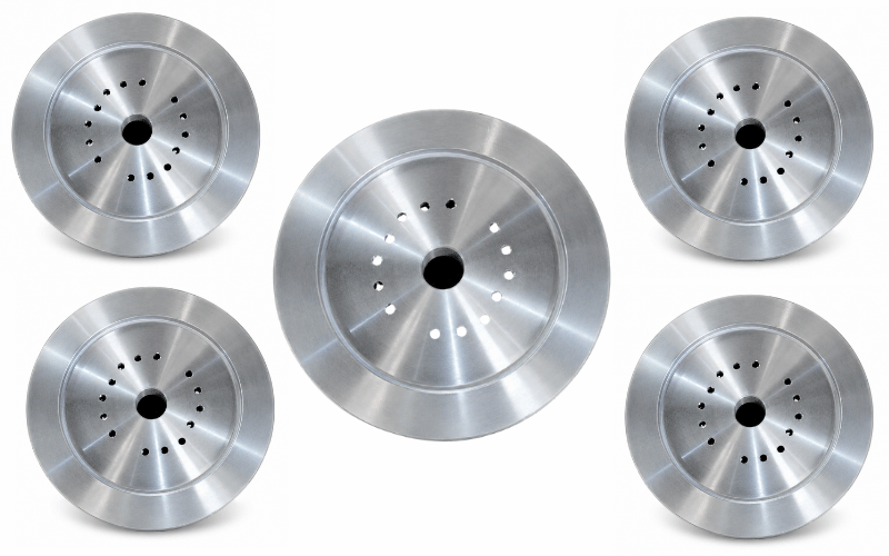Heat-treated precision machined discs